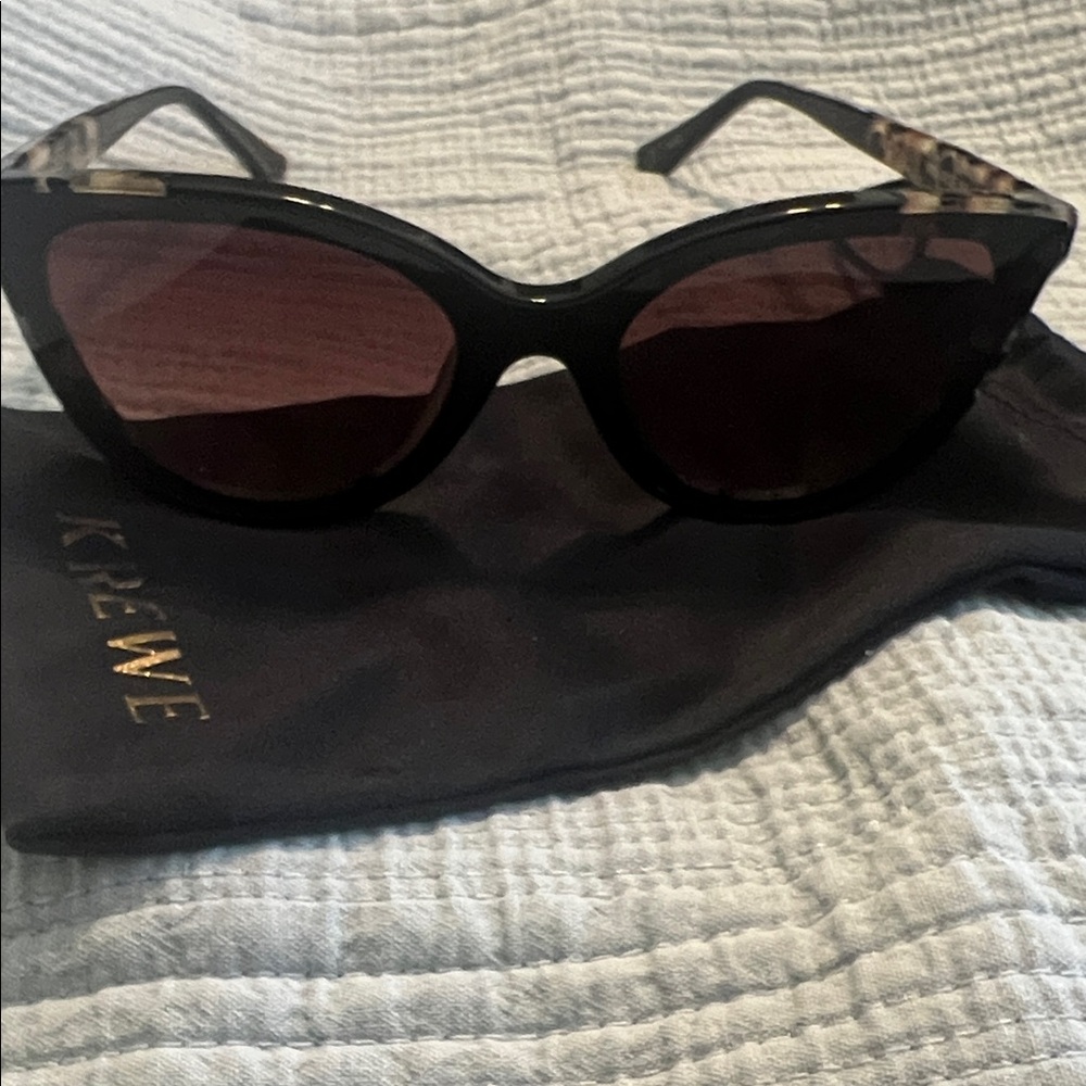 KREWE Black and Tortoise Sunglasses